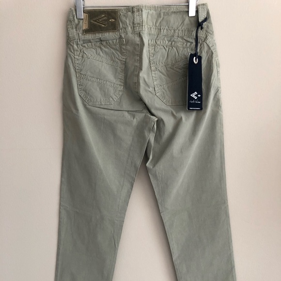 NEW with Tags €135 CARLO CHIONNA Trousers Stretch Garment Dye Made in ITALY - Picture 2 of 10